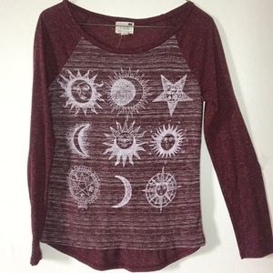 Sun and Moon Long Sleeve Tee